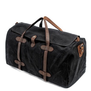 Canvas Leather Travel Boston Bag / キャンバス レザー トラベル ボストン バッグ