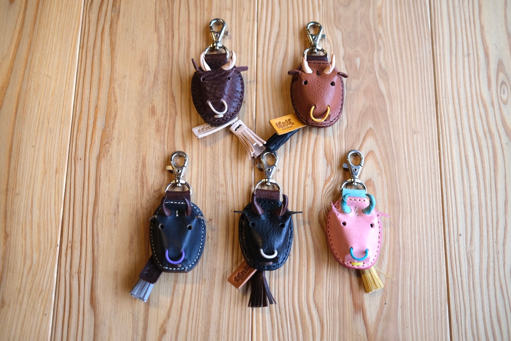 《即納》bull key holder 【various colors】