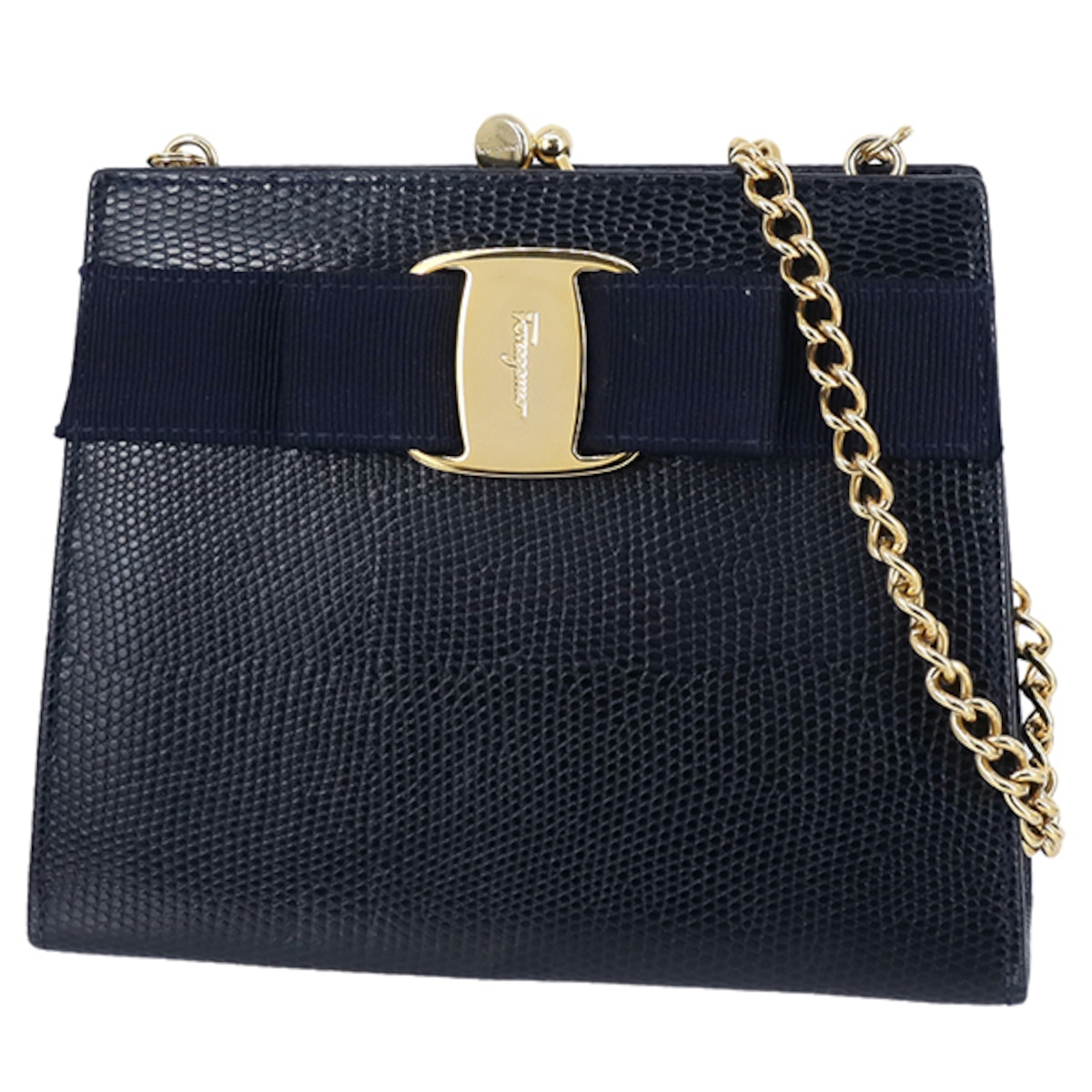 Used Salvatore Ferragamo サルヴァトーレ・フェラガモ がま口 