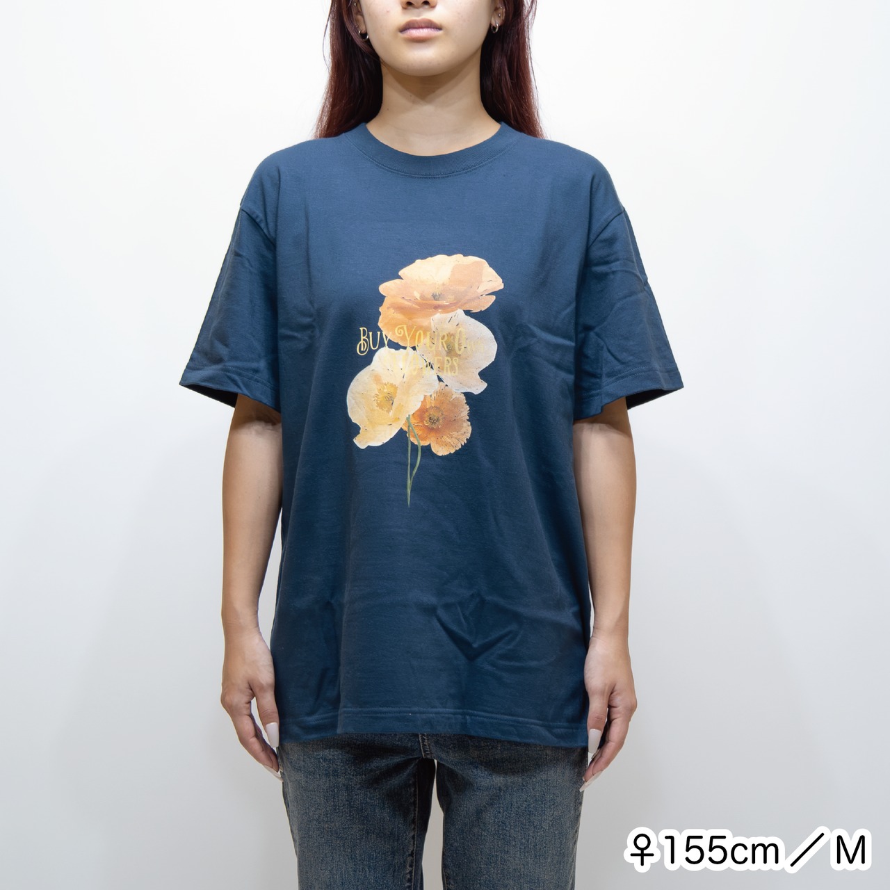 BYOF poppy TEE [スレート]
