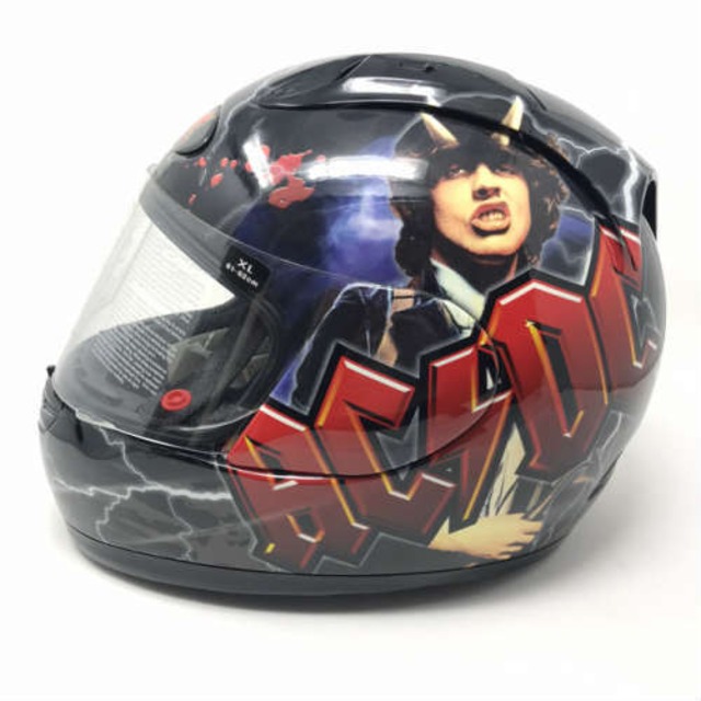 Rockhard Helmets AC/DC Full Face Street Motorcycle Helmet ロックハード フルフェイス