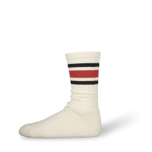 DECKA QUALITY SOCKS 80's Skater Socks　Red