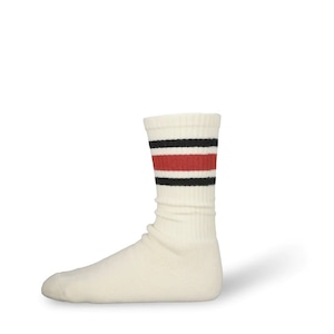 DECKA QUALITY SOCKS 80's Skater Socks　Red