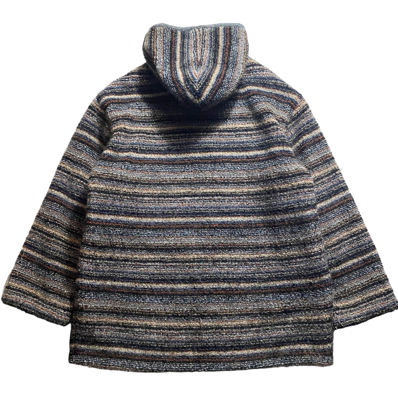 MISSONI knit × black nylon reversible hoodie