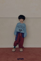 韓国子供服 / growb / ボタン ジョガーパンツ / 秋服 *XS~JM*