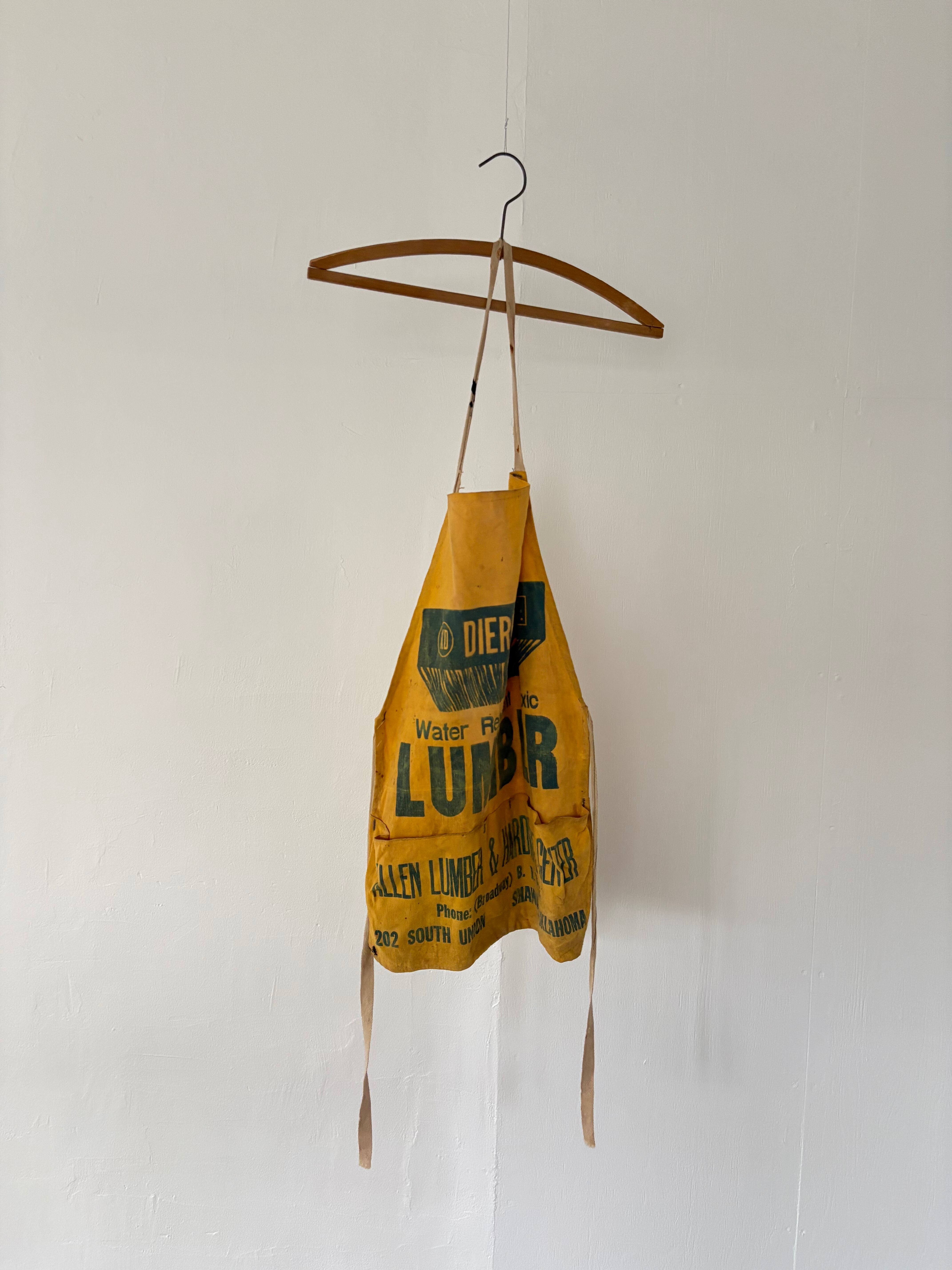 1950's- ALLEN LUMBER & HARDWARE CEMTER Lumber Apron | EVERYTHING