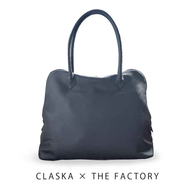 THE FACTORY + DO / Silva Tote Bag Leather noir / シルバ レザートートバ