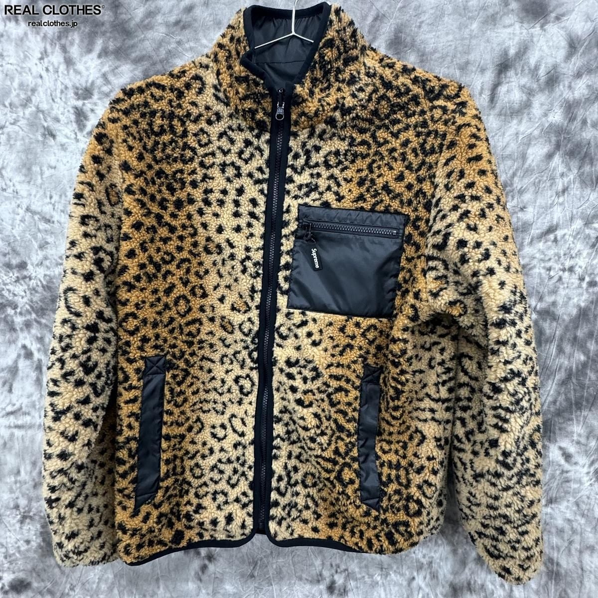 Supreme/シュプリーム【17AW】Leopard Fleece Reversible Jacket ...