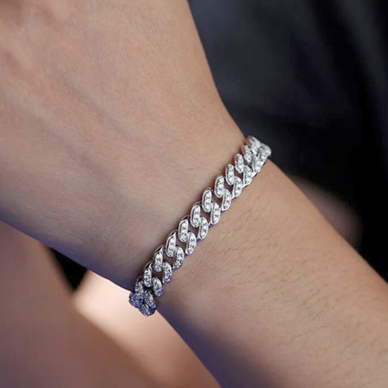 レディース 喜平チェーン アクセサリー モアッサナイト ブレスレット【0124】