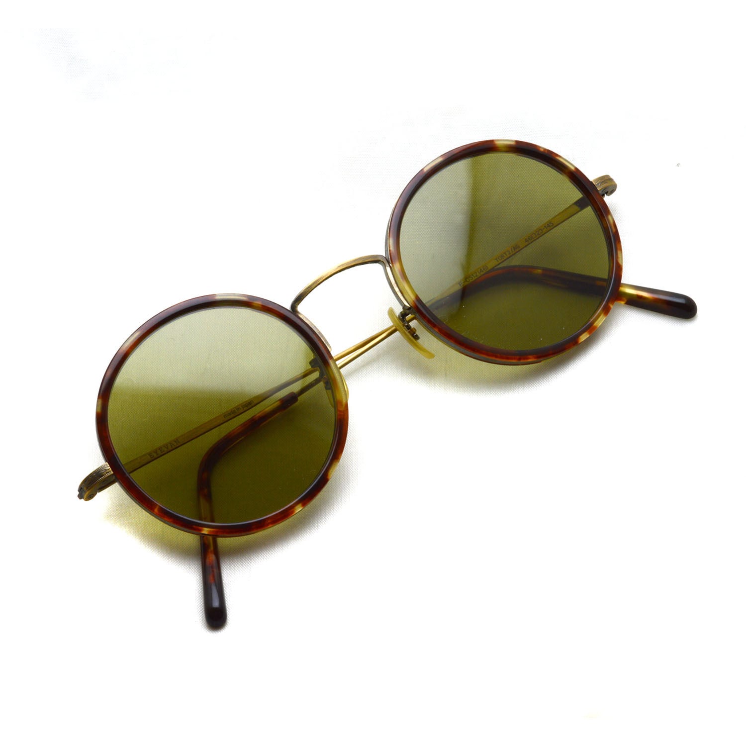 EYEVAN / E-0512(46) SUN / TORT2/AG - Oliveトータス・べっこう柄