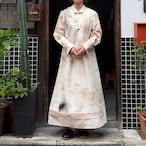 ASEEDONCLOUD/アシードンクラウド　Railway uniform dress／レイルウェイ  ユニフォーム ドレス Railway memories print／レイルウェイメモリーズプリント #262303 Ivory