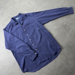 90s Polo by Ralph Lauren SILK COTTON shirt "BONNARD" L 古着
