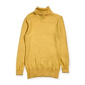 カシミヤ100% JR Takashimaya 高島屋 タートルネック ニット セーター M /イエロー レディース