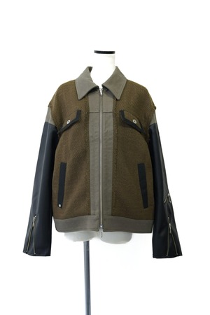 PHILTHEORY/    Docking zip blouson/ Green