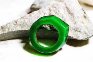 【送料無料】Wood Resin Ring/Forest ～ウッドレジンリング～