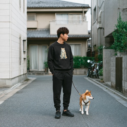 shiba フェイクスエードセットアップ