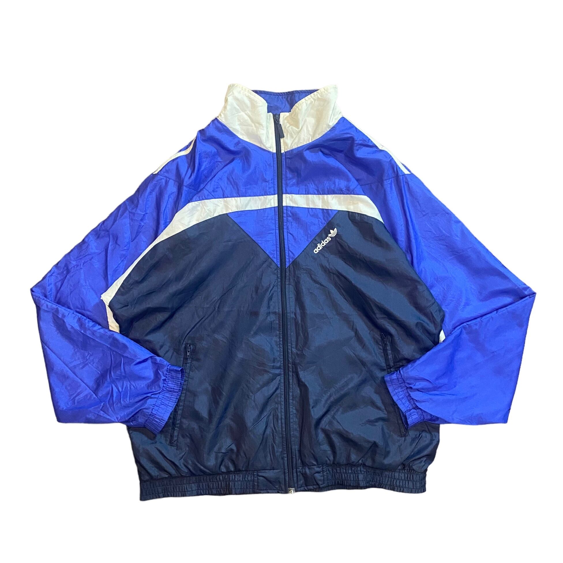 adidas 80s vintage ナイロンジャケット XL 刺繍