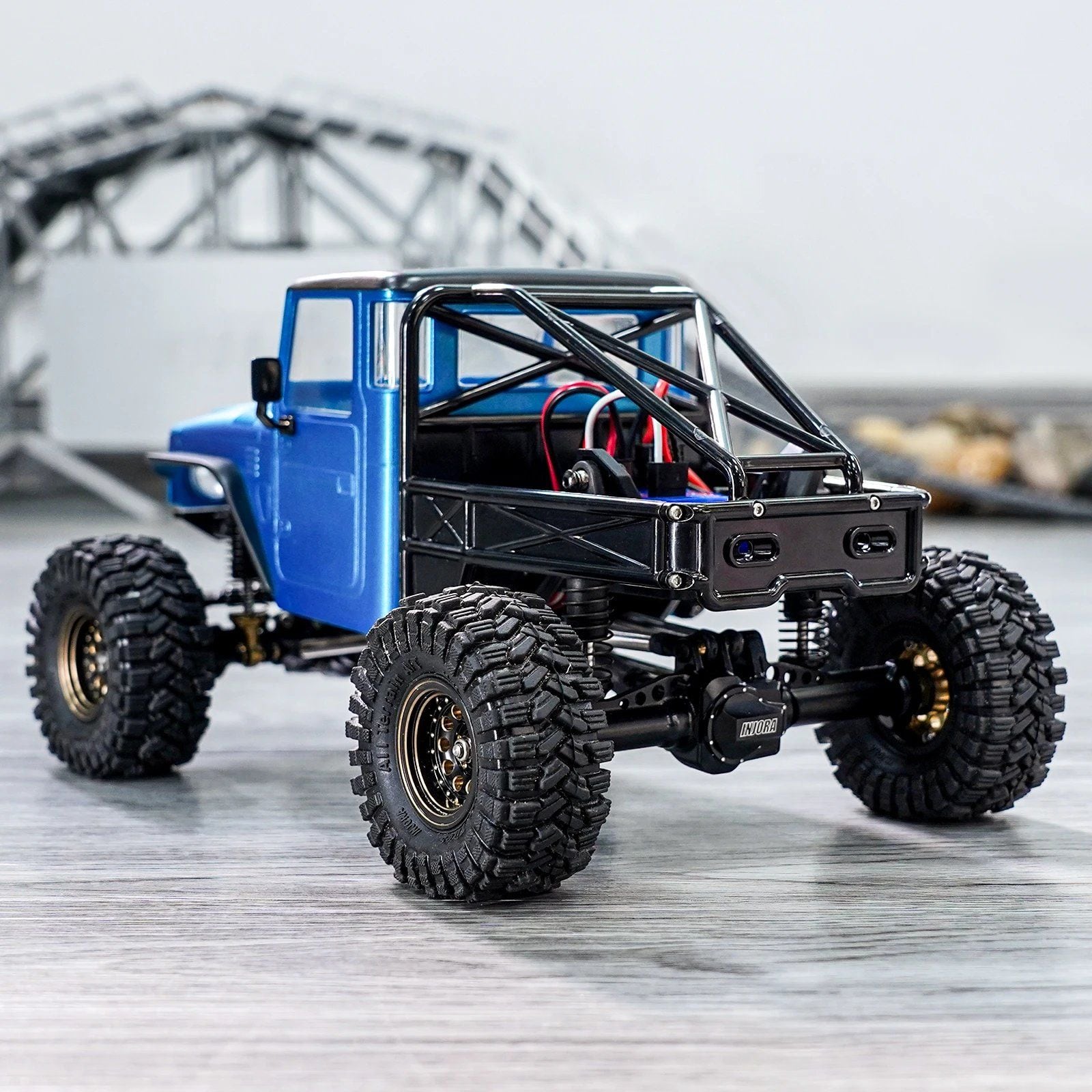 IR40 ハードボディシェル ケージ付き 1/18 RC クローラー TRX4 M