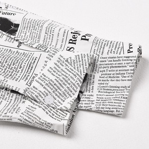 Newspaper Printed Long Sleeve Shirt / ニュースペーパー ロング スリーブ シャツ