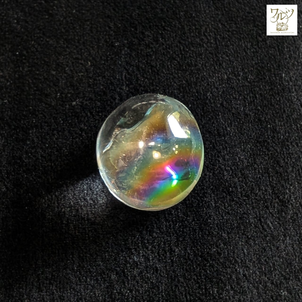 アイリス　スカル 中 【クリアクォーツ 水晶】クリスタル　ブラジル産 虹入り水晶（アイリス クォーツ）【ブラジル産】 | 4/10〜発送再開し