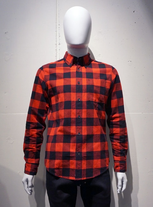 Deus ex Machina ALBIE B.D CHECK Shirts レッド