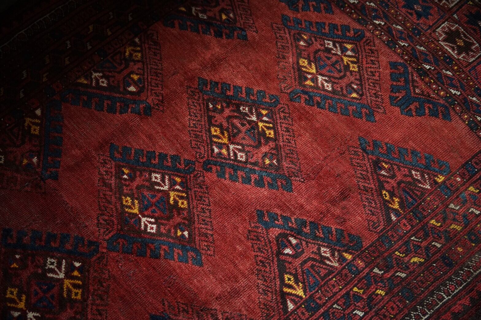 092 - Vintage Turkmen rug | 手織りのヴィンテージラグ専門店 092 - Vintage Turkmen rug | 手織りのヴィンテージラグ専門店