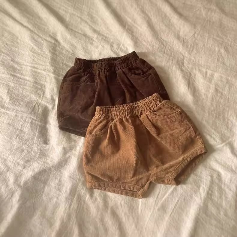 【BABY】韓国風 コーデュロイショートパンツ
