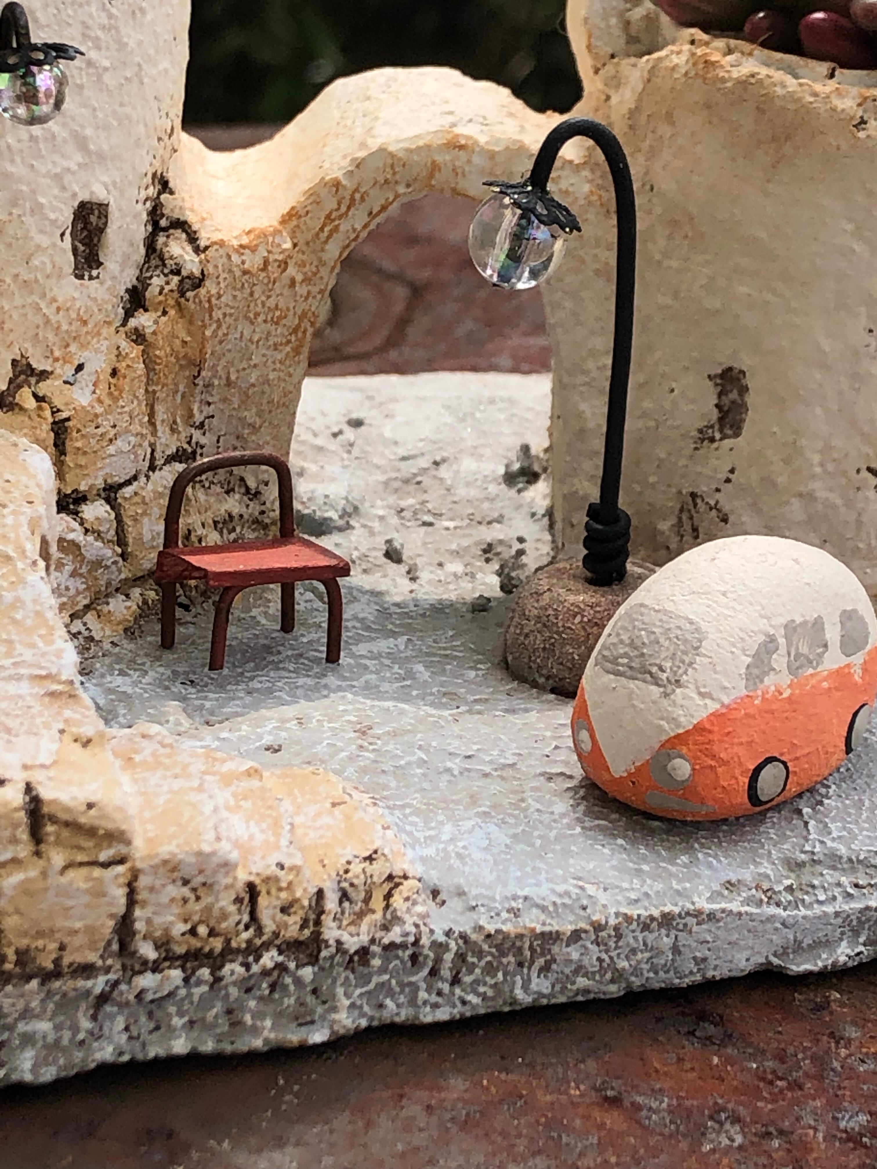 多肉ポットアパルトマンお城編オレンジ | taka3place