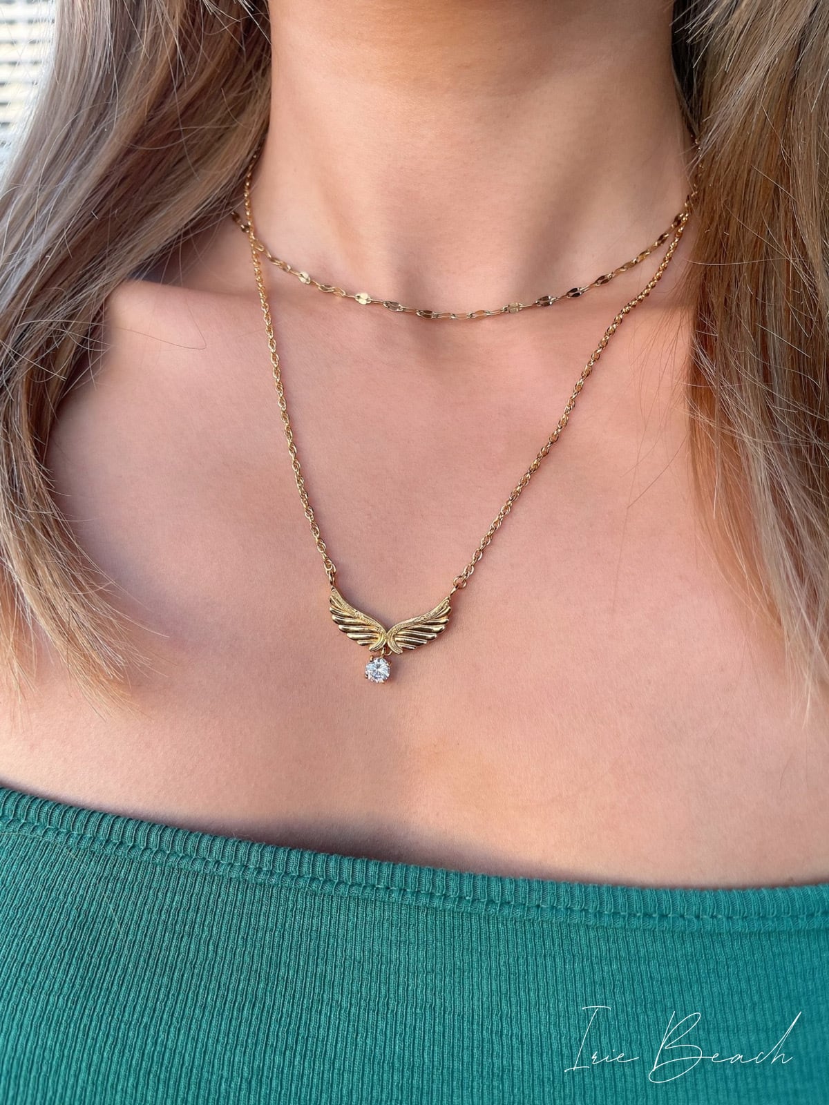 CZ wing necklace | IRIEBEACH