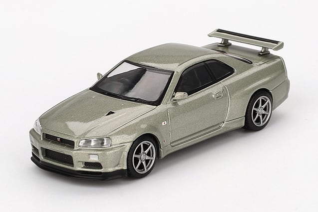 MINI GT 1/64 Nissan スカイライン GT-R R34 VスペックII Nur