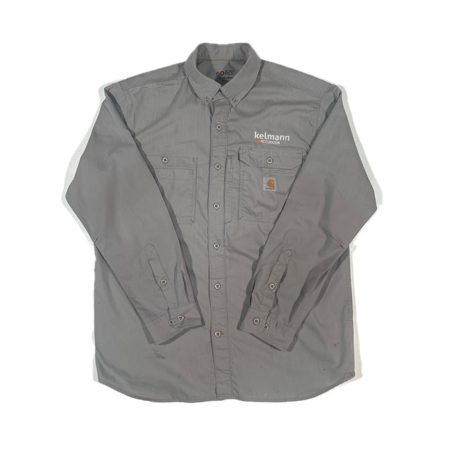 8391 カーハート 長袖シャツ ワークシャツ 多機能 メッシュ素材  L