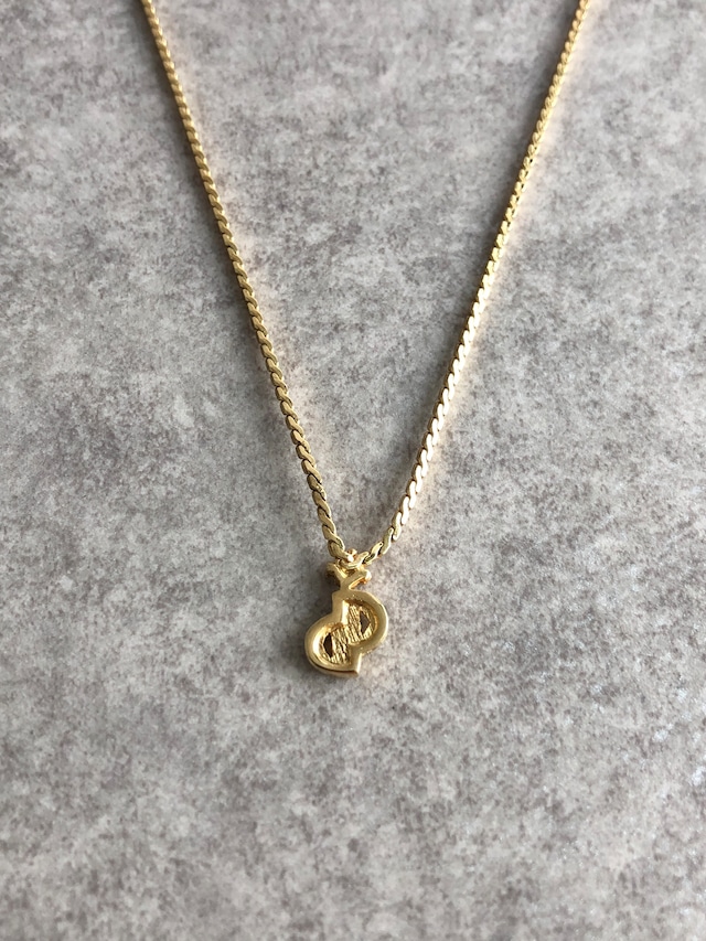 Christian Dior クリスチャン ディオール ネックレス ゴールド CD ストーン vintage ヴィンテージ オールド ku6w87