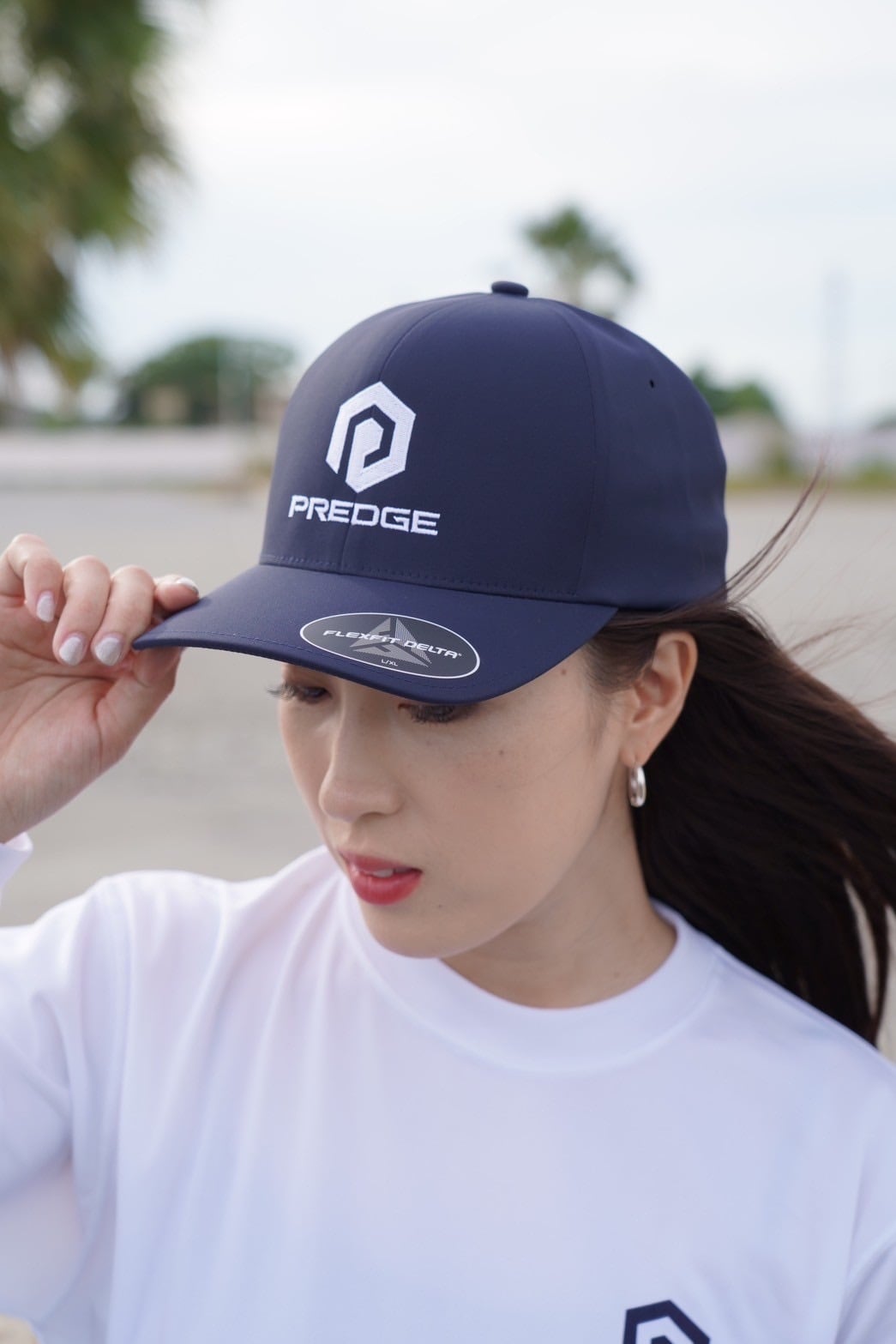 PREDGE 刺繍入りフレックスフィットキャップ | PREDGE