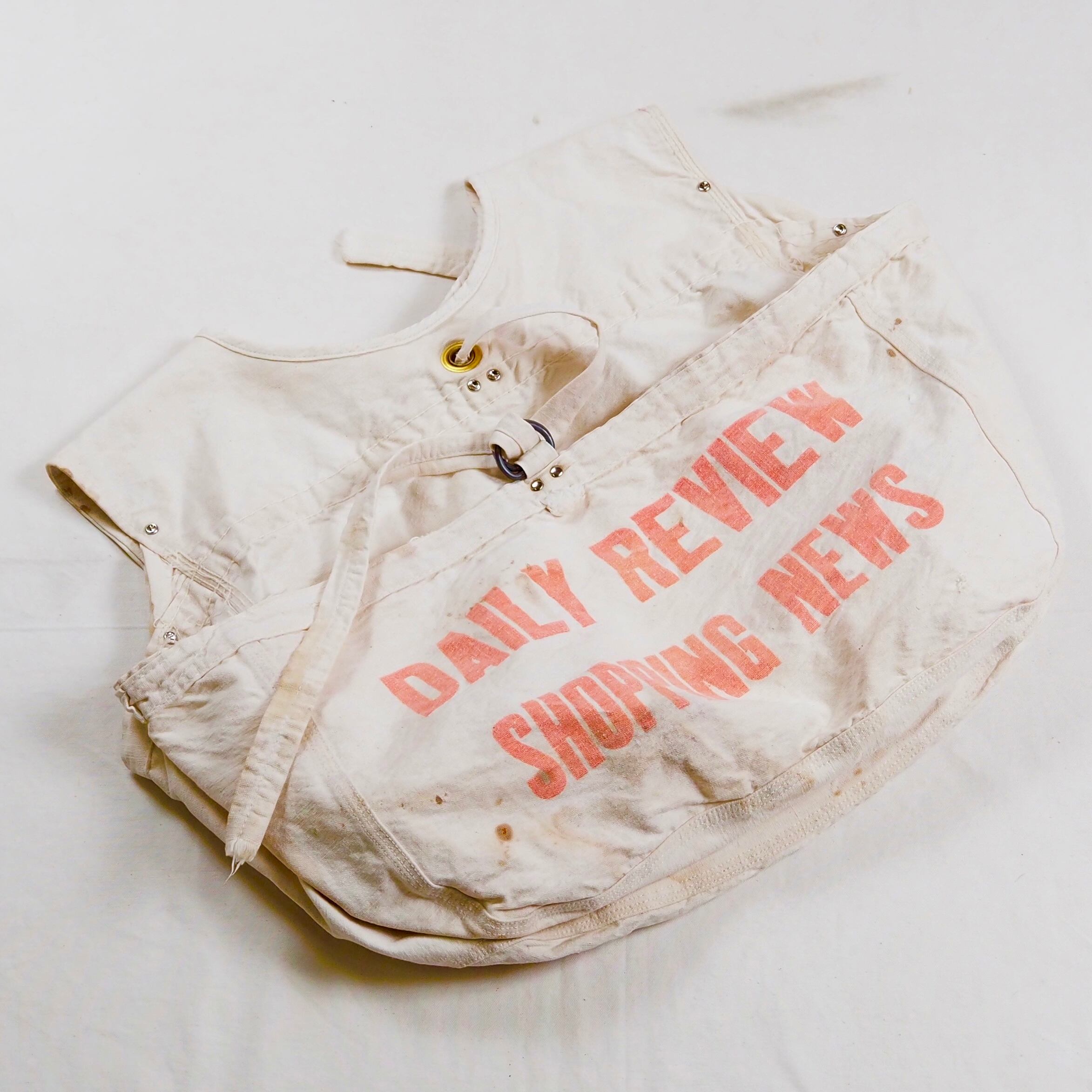 Vintage canvas newspaper bag【DAILY REVIEW SHOPPING NEWS】