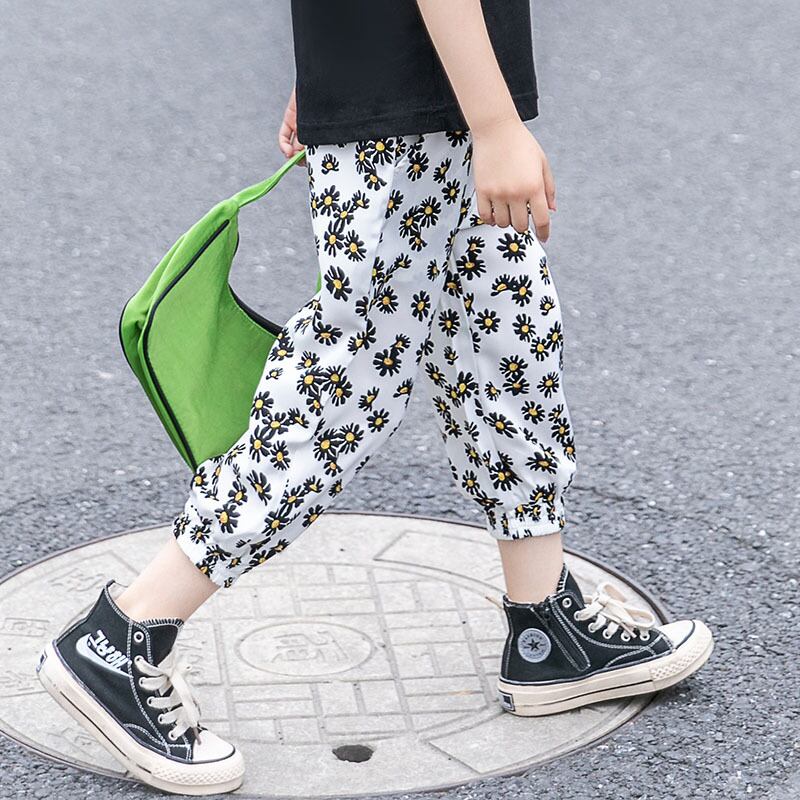 パンツ サマープリント柄ルーズ 夏物 ショーツ ブルマー トレンディボーイ81309354853
