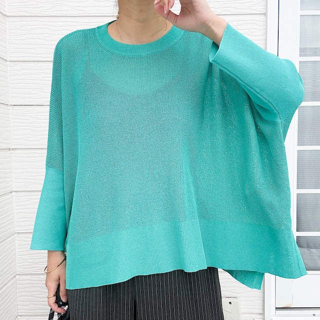 UV片畦ボックスニット