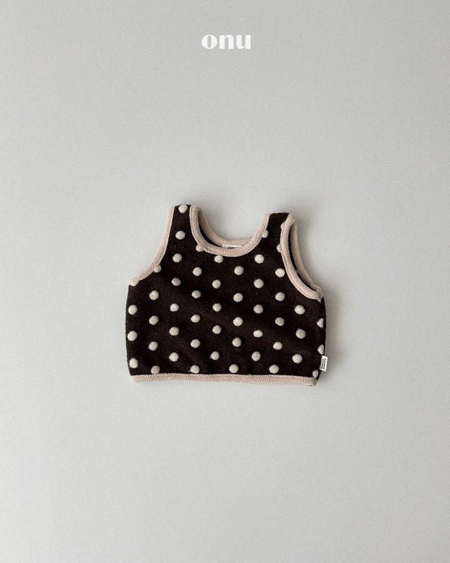 予約⌇onu/ Wool pompom vest