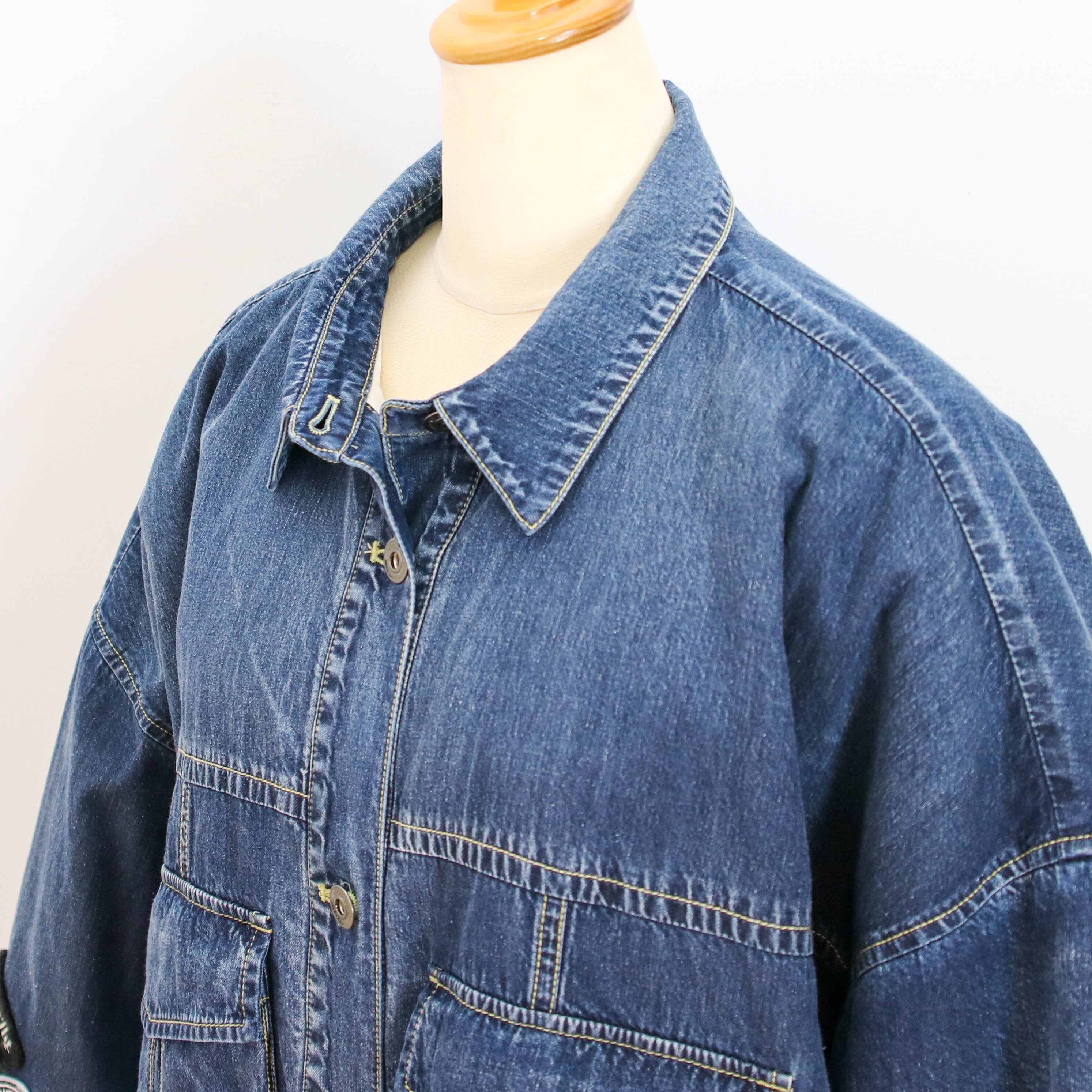 ayane(アヤン)815304】中綿キルトダンガリージャケット | ブティック EVE