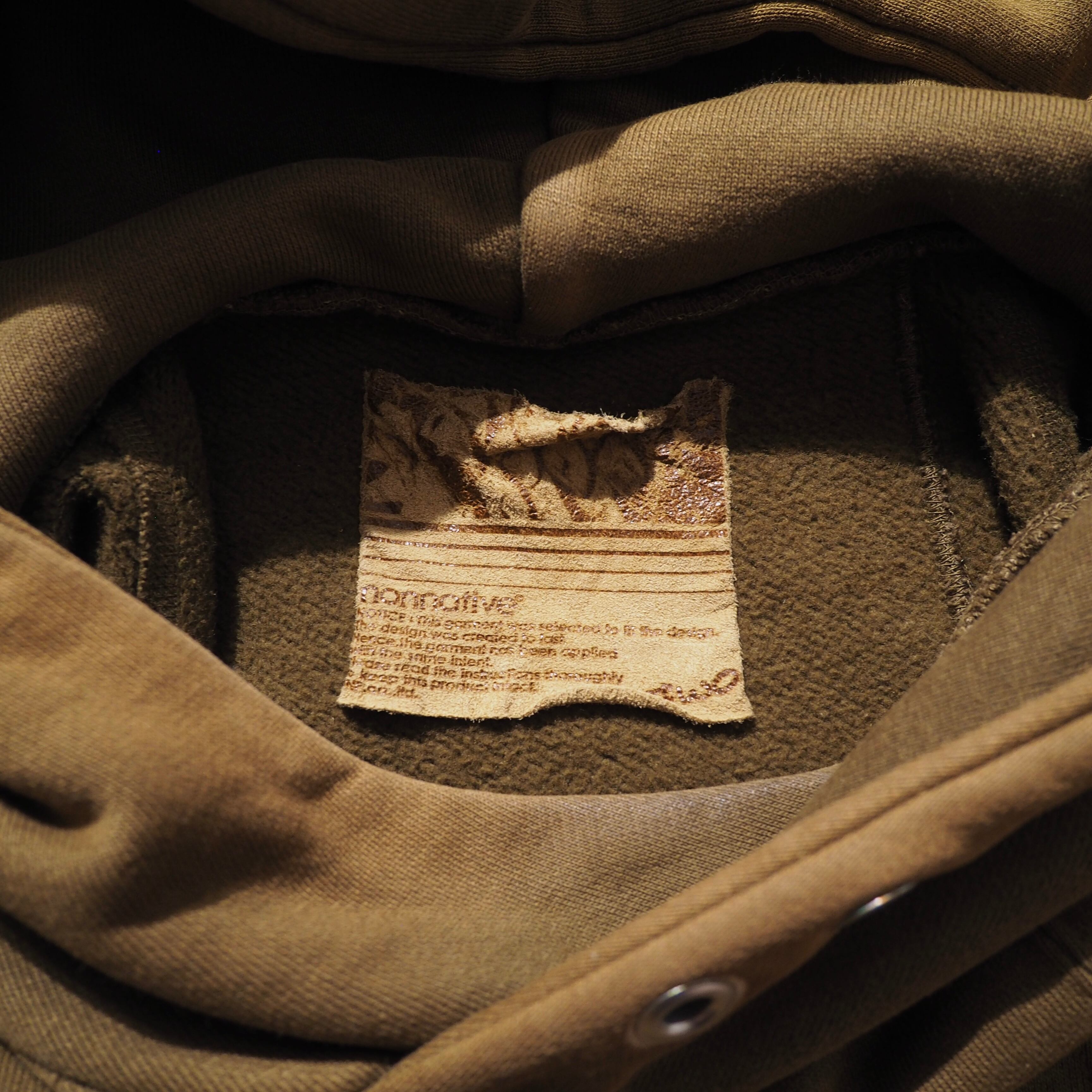 " nonnative " ” 染色 ” Beautiful over dye × Aging Archive Hoodie