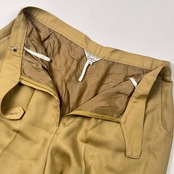 Leilian レリアン ツータック ハーフパンツ ショートパンツ 13+/ベージュ レディース