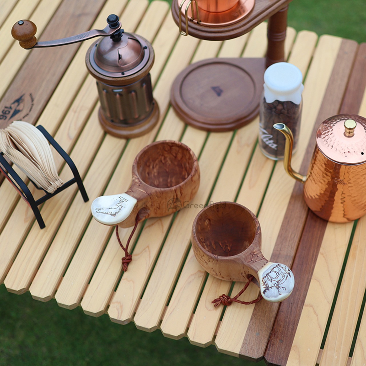 Bush Craft Inc ブッシュクラフト カーリーバーチ＆ヘラジカのツノ