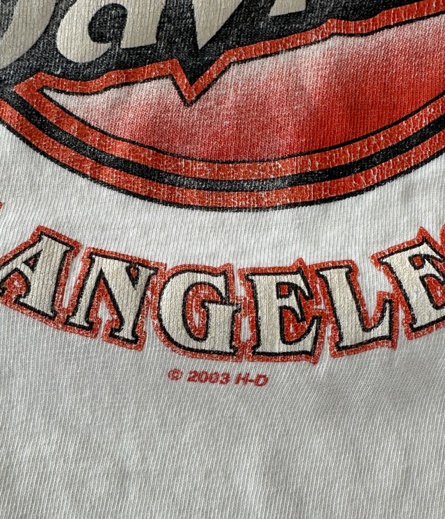 -Harley Davidson White Long sleeve shirt fire flame