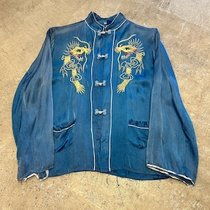 Ⓝ1950s SOUVENIR CHINA  SHIRT