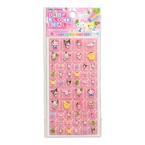 サンリオ　ドロップブロックシール