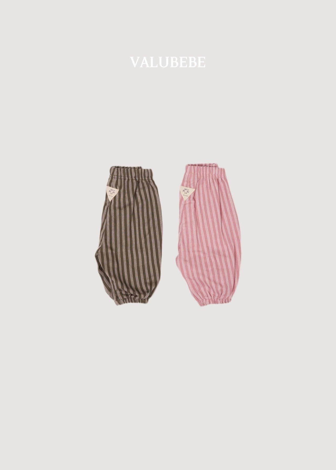 送料無料【予約】/ autumnエンボパンツ（ストライプ） /valubebe