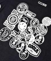 ランダムパッチプリントドレス (BLACK) CQ-47011