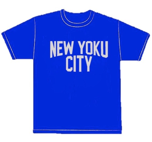 NEW YOKU CITY Tシャツ（BLUE×WHT)
