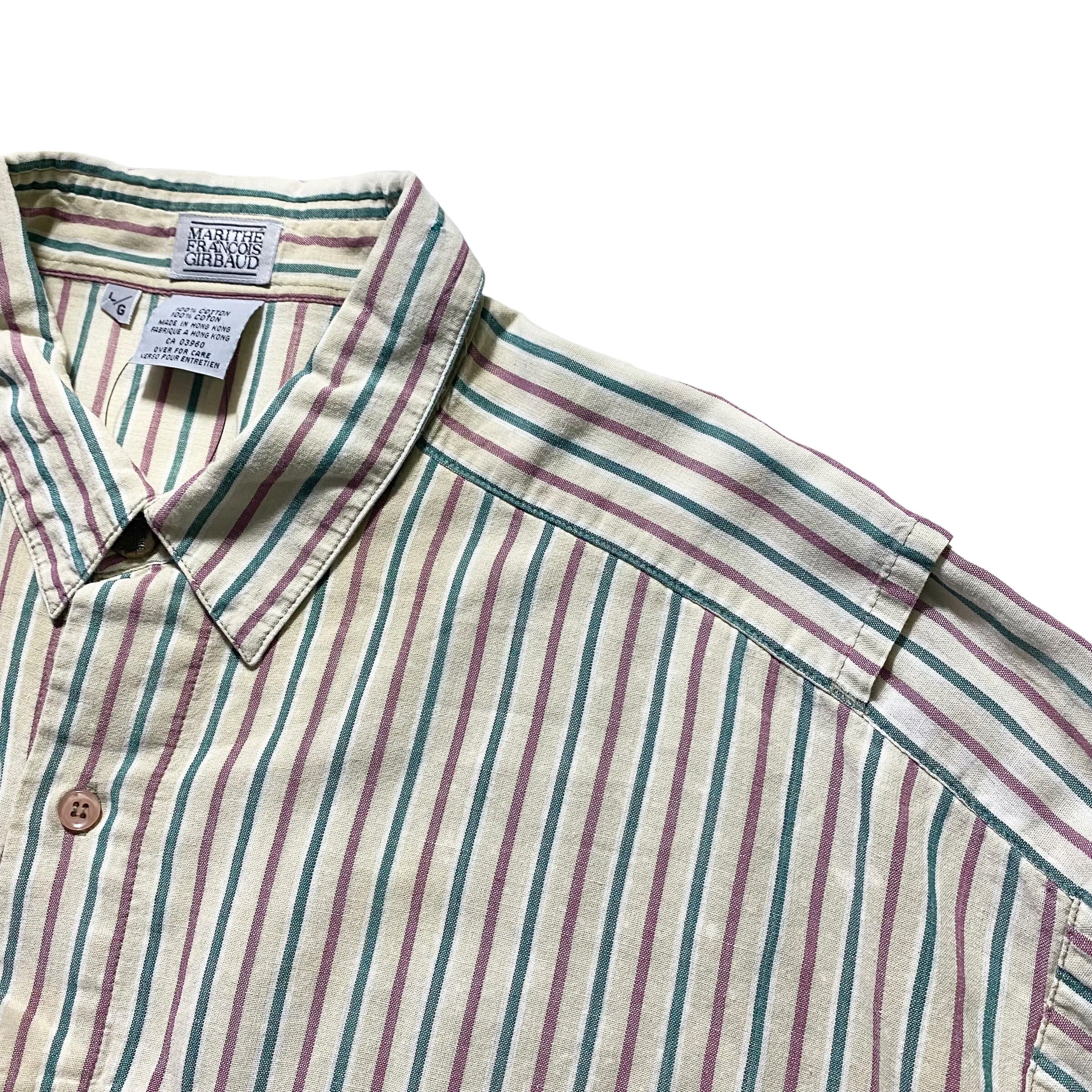 vintage MARITHE FRANCOIS GIRBAUD stripe shirt | NOIR ONLINE