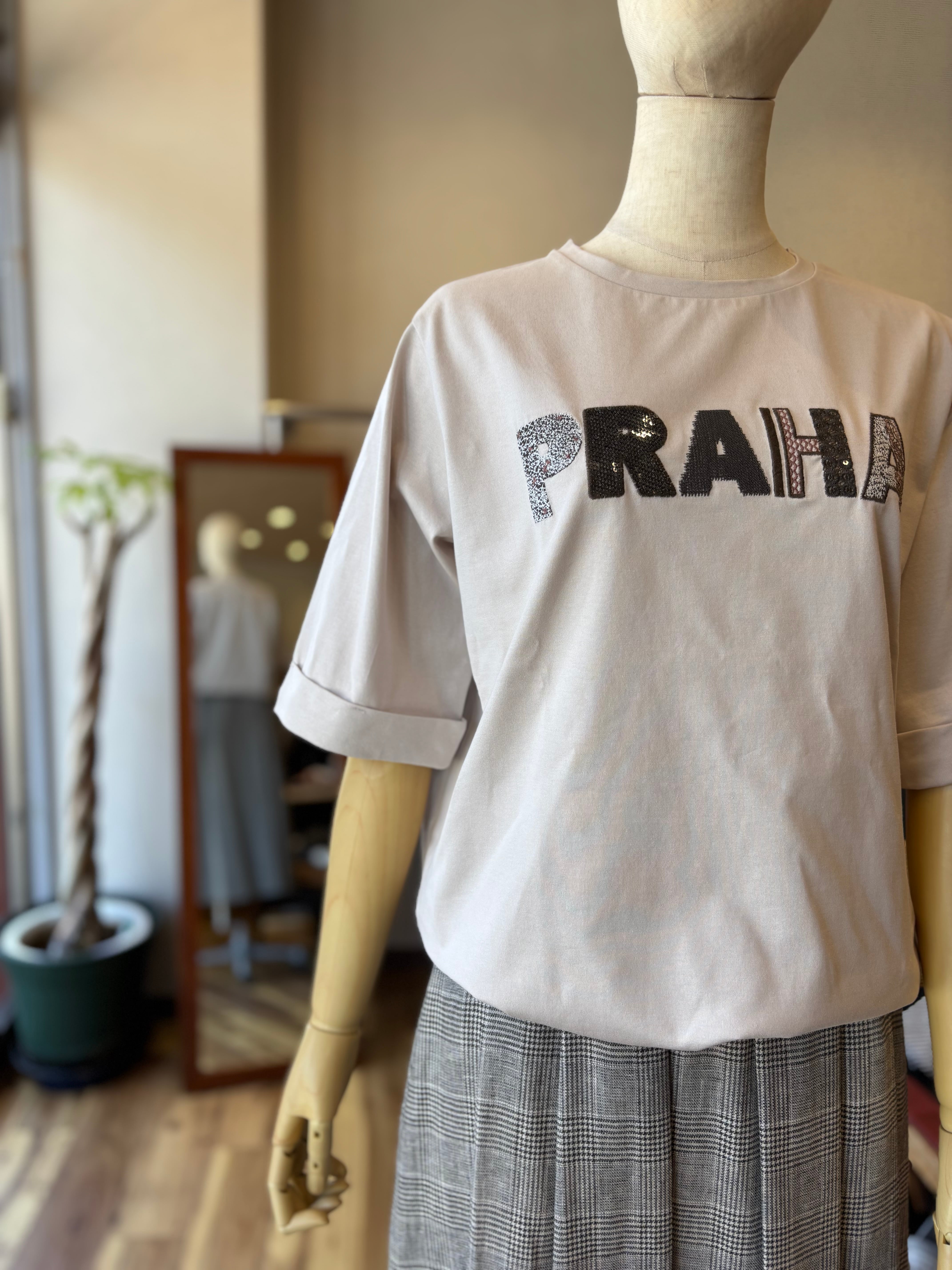 P261-22048 スパンコールTシャツ