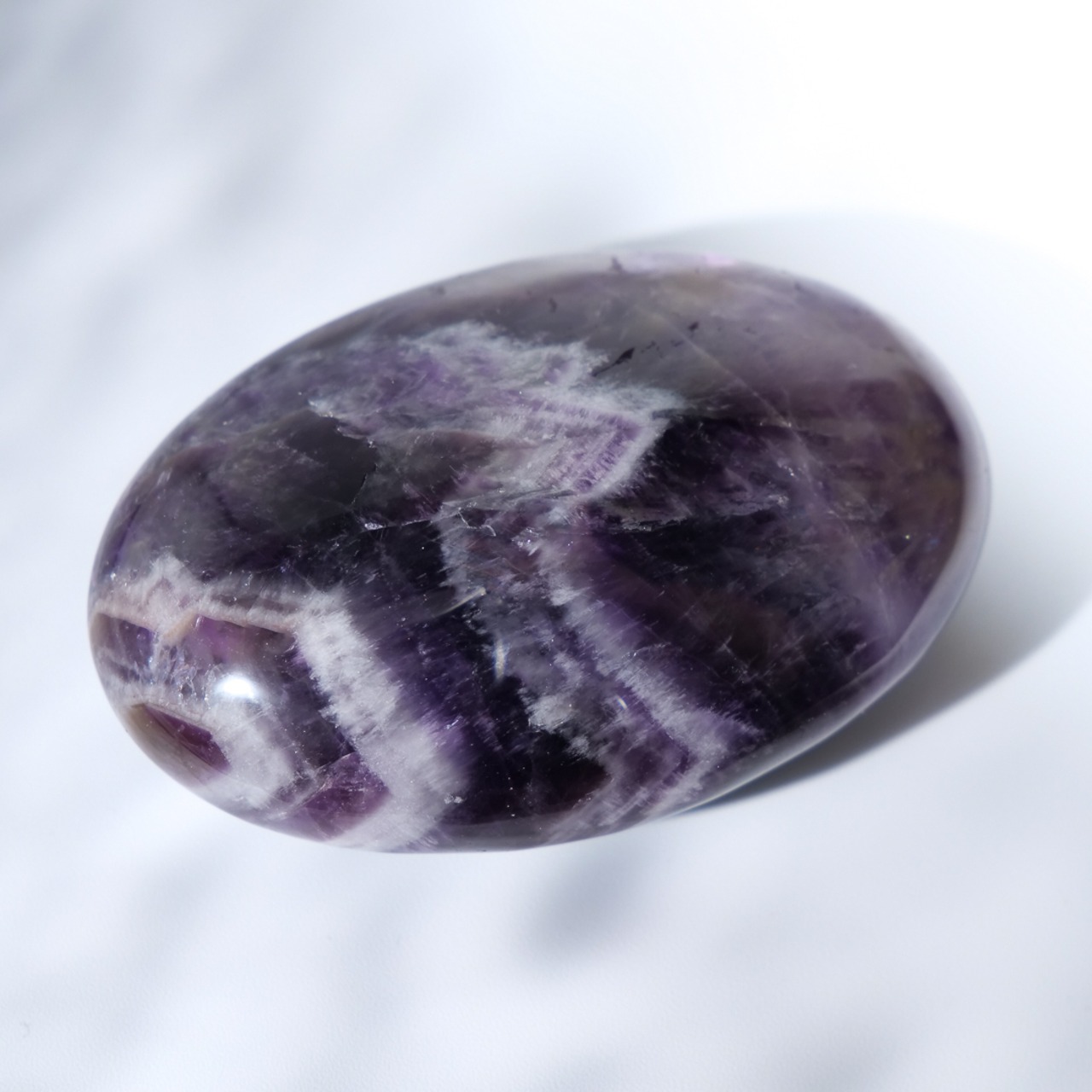 シェブロン アメシスト / パーム パームストーン 握り石【2】